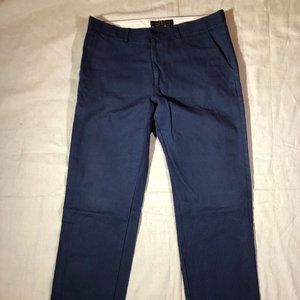 Freeman Sporting Club FSC Navy Canvas Chinos 34